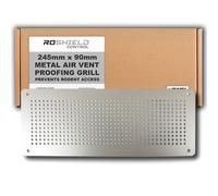 (90mm x 245mm) Roshield Metal Air Vent Rodent Proofing Grill