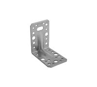 90mm x 90mm x 65mm Galvanised Heavy Duty with Reinforcment Angle Brackets for Wood 2.5mm Thick Timber Steel Zinc Plated Steel KP11 (Pack of 10) L12-K12ABC