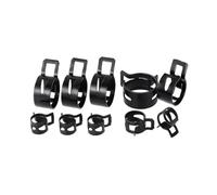 90pcs 10/13/17/19/21Mm Q673B Vacuum Spring Fuel Clip Oil Water Hose Pipe Tube Clamp Black
