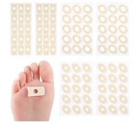 90pcs Callus Pads, Soft Latex Foam Self Adhesive Callus Pads Foot Corn Cushions Waterproof Anti-wear Corn Cushions for Men Women Foot Care Pressure and Friction from Shoes, 3 Models