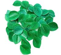 90pcs Edible Green Leaves for Cupcake Toppers Leaf Rice Paper Wafer Paper Baby Shower Wedding Cake Happy Birthday Party Decoration Mix Size Baby Shower graduation/Hawii/Summer/Anniversary