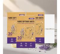 90pcs Fabric Conditioner Sheets, Tumble Dryer Sheets, Laundry Softening and Cleaning Sheets, Soften Fabric, Reduce Static Electricity, Care Fiber, Dissolves Quickly Without Leaving Residue (3, A)