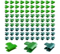 90PCS Garden Clips, Shade Cloth Plastic Clips for Greenhouse, Hoop Netting & Plant Protection, Light Green, 5/8/11MM Durable Garden Accessories
