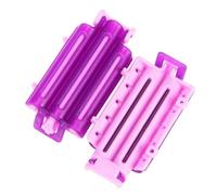 90PCS Hair Perm Rods Hair Curlers Rollers Wave Heat Perm Rod Hair Root Fluffy Clamp DIY Clip Hairdressing Styling Tool(Purple & Pink), Hair Perm Rods