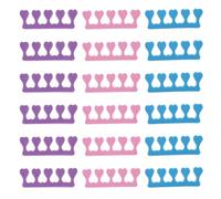 90pcs Heart Shaped EVA Toe Separators for Manicure Nail Art, Soft | Comfortable Cushioning, Lovely Delicate Look, for Toe Nails and Home Painting, Value Pack for Salons