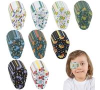 90Pcs Kids Eye Patches Set Adhesive Light Blocking Eye Patches Reusable Children Eye Pad Cute Cartoon Eye Patch Breathable Eye Patch Cover Fruit Pattern for Girls Boys #(Cartoon B90PCS)