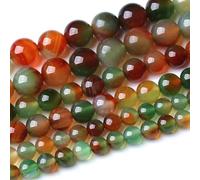 90pcs Natural Agate Peacock Stone Beads 4mm Energy Healing Beads for Jewelry Bracelet Making Necklaces for Jewelry Making, 15