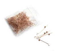 90PCS Piano Springs, Upright Piano Spring, Piano Repair Spring, Metal Copper Wire Piano Hammer Springs Replacement(Length 34mm)