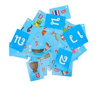90Pcs Thai Language Alphabet Flash Cards for Educational Learning Cards for Vocabulary Cards for Home and School Use Study