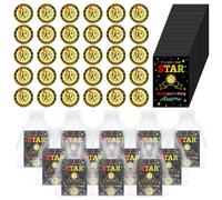 90Pcs Thank You Gifts Gold 3D Star Lapel Pins You Make A Difference