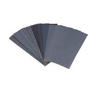 90Pcs Wet Dry Sand Paper Set, Silicon Carbide Sanding Paper 400 to 3000 Grit, Water Sandpaper for Polishing Grinding Wood Metal Plastic, 9x3.6in Assortment
