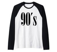 90s 90s TREND 90ies PARTY OUTFIT 90'S CLOTHING TOP Raglan Baseball Tee
