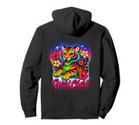 90s Airbrush Tiger Y2k Vintage 2000s, Retro Animal Nerd Pullover Hoodie