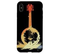 90s Banjo Drawing Bluegrass Band Case for iPhone XS Max