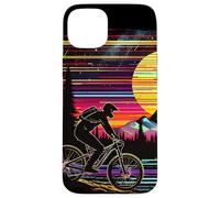 90s Bicyclist Mountain Bike Trials Case for iPhone 15 Plus