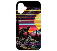 90s Bicyclist Mountain Bike Trials Case for iPhone 16 Plus