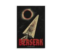 90s Cartoon Berserk Vintage Guts Cover Anime Posters Wall Decor For Bedroom Canvas Painting Bathroom Art Wall Decor 16x24inch(40x60cm)
