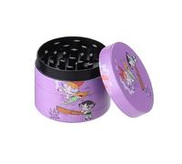 90's Cartoon Power Puff Stoned Girls - 50mm Custom Metal Herb Grinder Gift (Purple)