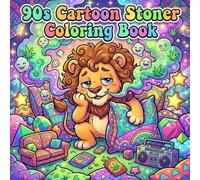 90s Cartoon Stoner Coloring Book: 50 Funny Spooky Trippy Pages Retro Cartoon Cute Chibi Monsters Psychedelic Patterns Bold 80s and 90s Inspired Scenes ... Cozy Creepy Fun For Adults Teens And Fans