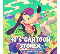 90s Cartoon Stoner Coloring Book: A Fun Collection of 50 Creative Holiday Pages with Retro Inspired Flair - A Unique and Entertaining Gift for Adults ... Christmas or Cozy Winter Nights Indoors