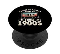 90's Cassette Please Be Patient I'm From The 1900's Retro PopSockets Adhesive PopGrip