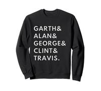 90s Country Men Singers Garth & Clint Alan George Travis Sweatshirt