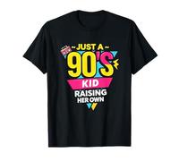 90s Culture Mom Life 90s Kid Raised on 1990s Parenting Joke T-Shirt