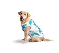90'S Cup Design Casual Stretch Pet Vest T-Shirts, Comfort Cotton Dog Sweatshirt Sweater Vest For Large Dogs (3xl-5xl)