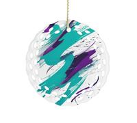 90's Cup Design Hanging Decorations-3.2 in .Round Ornament for Decorating Shopping Malls, Shops, Homes.Holiday Keepsake for Women, Grandma Mothers Birthday.