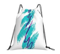 90'S Cup Design Men Women Swimming Bag Foldable Gym Sack Durable Drawstring Backpack For Football Hiking Sports