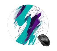 90's Cup Design Round Mouse Pad Smooth Glide Gaming Mousepad Extra Density Portable Comfortable Mouse Mat for Desk, Home, Office 7.8x7.8 Inches