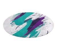 90's Cup Design Round Rug Soft Absorbent Bath Mat Entryway Anti Slip Rugs Farmhouse Front Back Door Mat 80 * 80cm for Bedroom Living Room Home Decorative