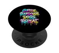 90s Dripping Coffee Sourdough Dogs Repeat Baker Baking PopSockets Adhesive PopGrip