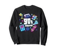 90s Forever, Retro Back to the 1990's Nostalgia Throwback Sweatshirt