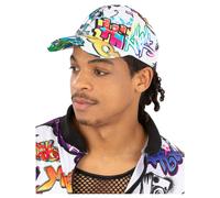 90s Graffiti Peaked Cap