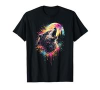 90s Graffiti Wolf, Retro Street Art Skate, Vintage Urban T-Shirt