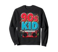 90s Kid Retro Boombox Cassette Millennial Throwback Sweatshirt
