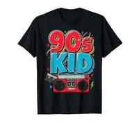 90s Kid Retro Boombox Cassette Millennial Throwback T-Shirt