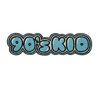 90's Kid Retro Vintage Iron-On Patch | Old School Nineties Iron on Patches, 90s Embroidery Patch, Adult ironable Patch, Denim Jackets Badges Finally Home
