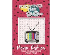 90's Movie Word Search Puzzle book: Word Search with easy to read print about 90's comedy movies, humor, 90's retro, comedy, movies| 6 x9 80 page| 40+ puzzles