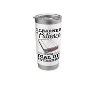 90s Nostalgia Retro 90s Dial Up Internet Vintage Stainless Steel Insulated Tumbler