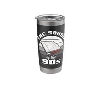 90s Nostalgia Retro 90s Dial Up Internet Vintage Stainless Steel Insulated Tumbler