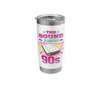 90s Nostalgia Retro 90s Dial Up Internet Vintage Stainless Steel Insulated Tumbler