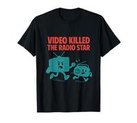 90s Nostalgia Video Killed the Radio Star Retro Y2K Graphic T-Shirt