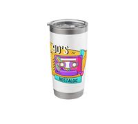 90s Nostalgic Stainless Steel Insulated Tumbler