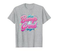 90s R&B Bump & Grind Retro Nostalgia Music Lovers Gift T-Shirt, Men, Heather Grey, XXL
