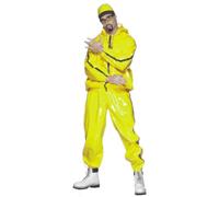 90s Rapper Gangster Suit Ali G Fancy Dress Costume Mens Scouser Tracksuit M L