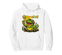 90s raver frog oi oi ravers festival raving funny retro Pullover Hoodie