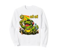 90s raver frog oi oi ravers festival raving funny retro Sweatshirt