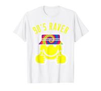 90s Raver oi oi Raving tie dye Rave House Music Lover Value Graphic T-Shirt, Men, White, S